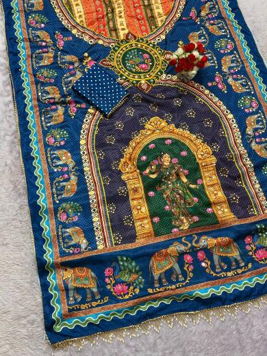 Nivara rashmika mandanna saree fabric wholesale